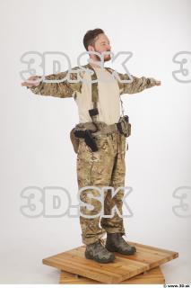 Soldier in American Army Military Uniform 0008